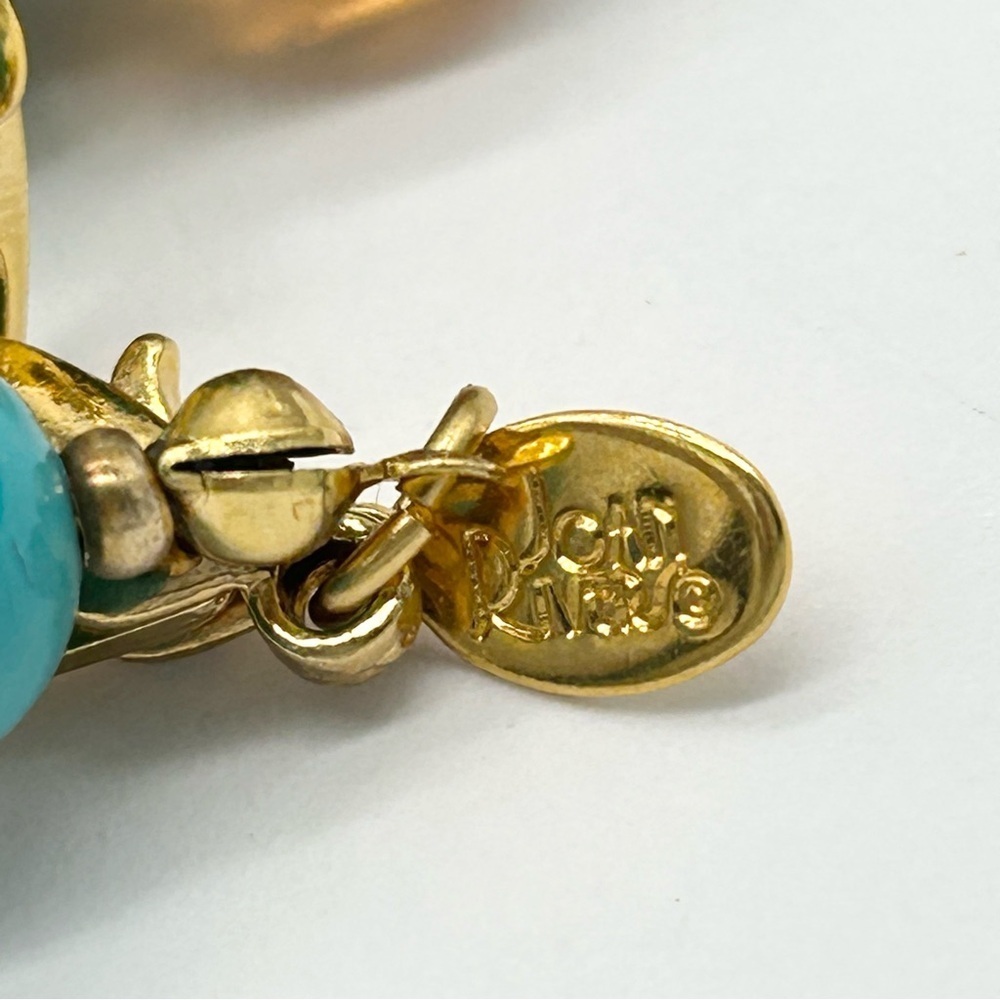 Joan Rivers Turquoise Blue and Amber Beaded Necklace - Picture 3 of 3